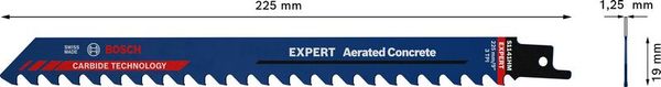 Expert `Aerated Concrete- S 1141 HM Säbelsägeblatt, 10 Stück<br>