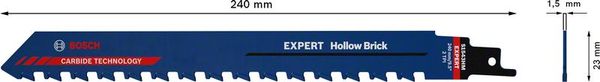 Expert `Hollow Brick- S 1543 HM Säbelsägeblatt, 3 Stück<br>