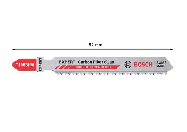Expert `Carbon Fiber Clean- T 108 BHM Stichsägeblatt, 3 Stück<br>