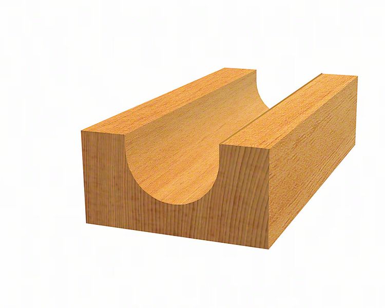 Hohlkehlfräser Expert for Wood, 8 mm, R1 3 mm, D 6 mm, L 12,7 mm, G 50,8 mm<br>