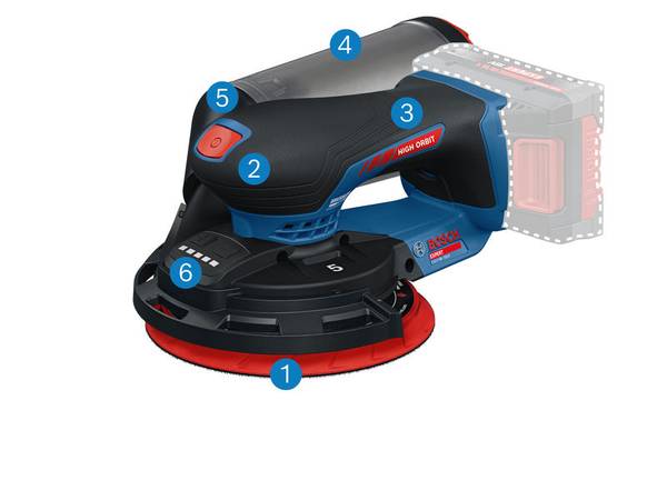 Bosch EXEX18V-150-5 Akku-Exzenterschleifer<br>