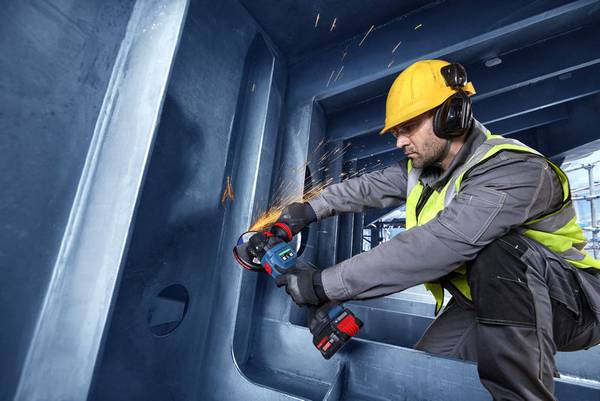 Bosch EXWS18V-15S Akku-Winkelschleifer<br>