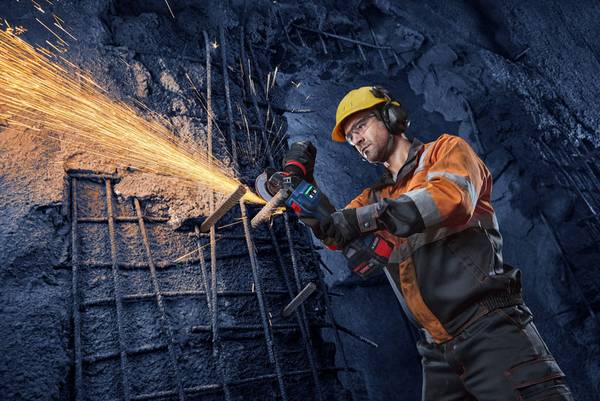 Bosch EXWS18V-15S Akku-Winkelschleifer<br>