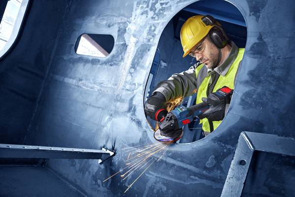 Bosch EXWS18V-15S Akku-Winkelschleifer<br>