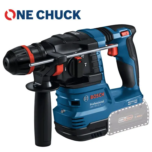 Bosch GBH 18V-22 X Akku-Bohrhammer mit ONECHUCK, L-BOXX 136<br>