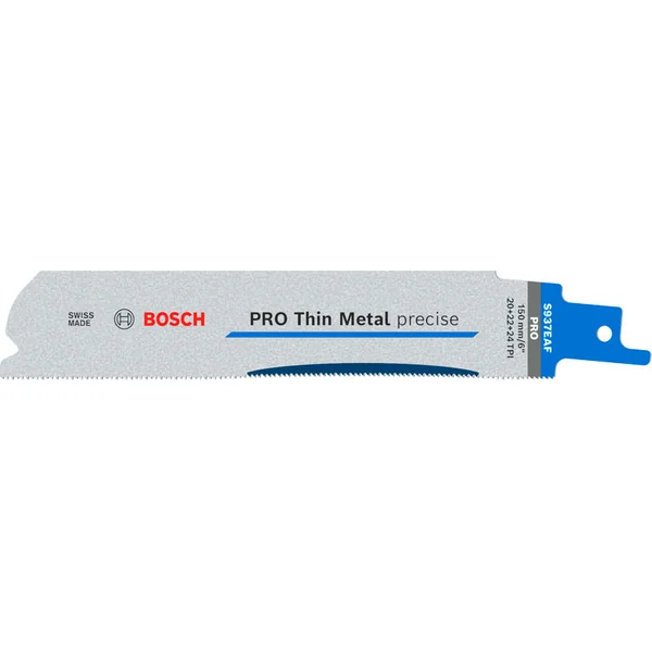 Bosch PRO Thin Metal precise S937EAF S&auml;bels&auml;geblatt, 1,1 x 25 x 150 mm, 5-tlg<br>