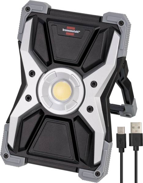 brennenstuhl Akku LED Arbeitsstrahler RUFUS 3000 MA, 3000lm, IP65<br>