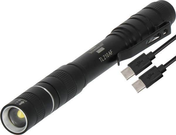 brennenstuhl Akku Taschenlampe LED LuxPremium TL 210 AF, IP44, 200lm<br>
