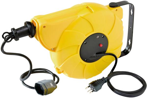 brennenstuhl Automatic-Box Electric, T13 Kupplung, T12 Stecker, Kabel 5+1m H05VV-F 3G1,5 schwarz *CH*<br>