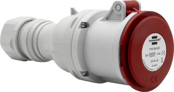 brennenstuhl CEE-Kupplung 400V/63A IP44<br>