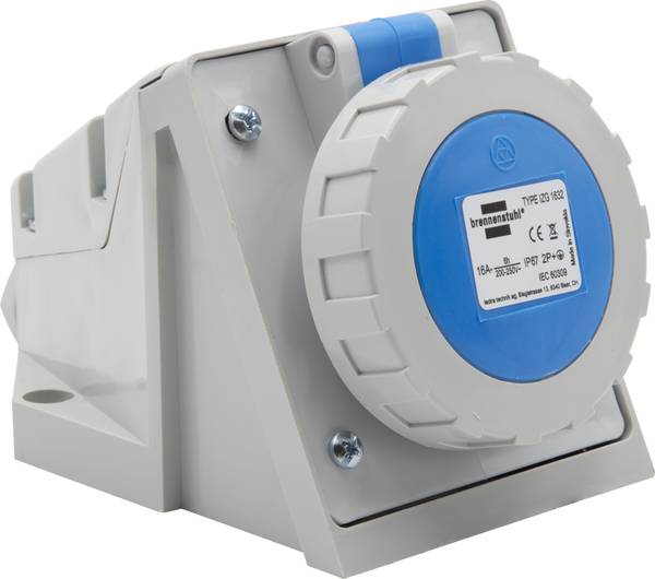 brennenstuhl CEE-Wandsteckdose 230V/16A 3-polig IP67<br>