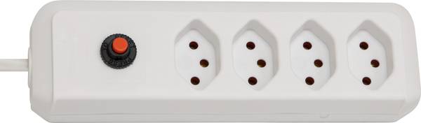 brennenstuhl cleverLINE Steckdosenleiste 4-fach weiss 1,5m H05VV-F 3G1,0 *CH<br>