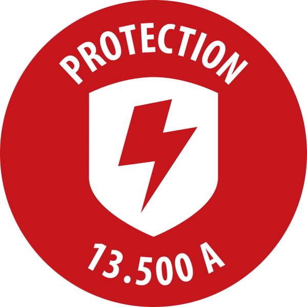 brennenstuhl Eco-Line 13.500A Überspannungsschutz-Steckdosenleiste 6-fach schwarz 1,5m H05VV-F 3G1,0 *CH*<br>