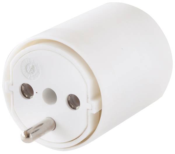 brennenstuhl FIX-Adapter DE auf CH weiss 230V 3-polig T12 auf Schutzkontaktstecker<br>