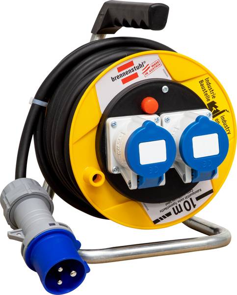 brennenstuhl Garant CEE ST 180 IP44 Campingkabeltrommel, 10m H07RN-F 3G2,5 schwarz<br>