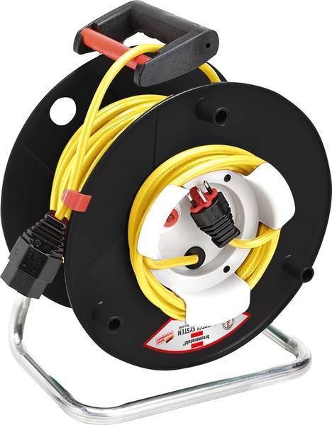 brennenstuhl Garant G 290 + Bretec Gerätekabelrolle, T13 Kupplung, T12 Stecker, 33m H05VV-F 3G1.5 gelb *CH*<br>