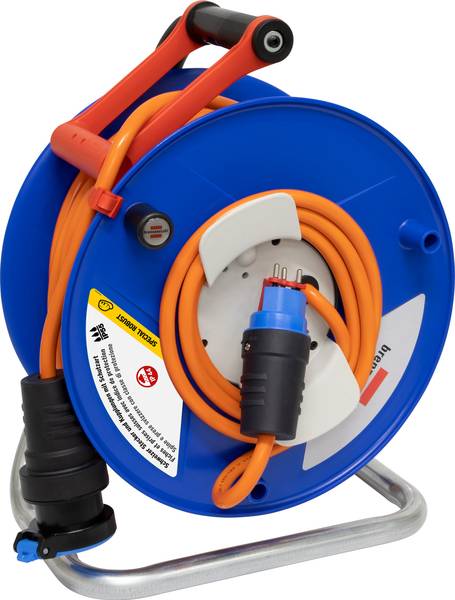 brennenstuhl Garant G 320 Gerätekabelrolle, 33m AT-N07V3V3-F 3G2,5 orange, CH Stecksystem IP55<br>