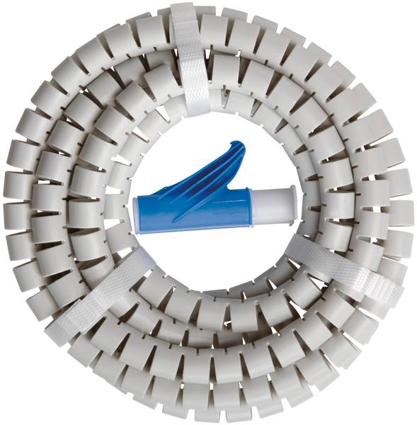 brennenstuhl Kabel-Schutzschlauch (spiralförmig), grau<br>