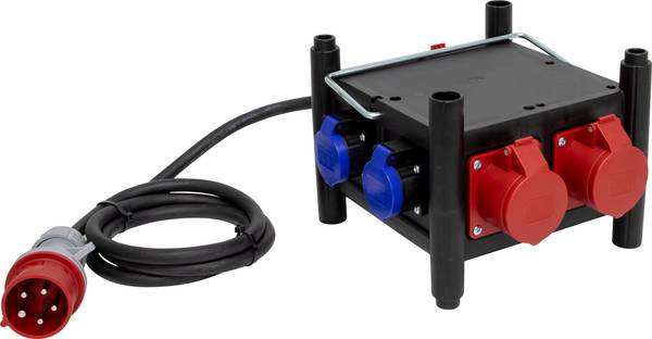 brennenstuhl Kompakter Stromverteiler BSV 3/16 IP44, 3x CEE 5p 400V/16A, 2x Typ T23 (IP55), 2x Typ T25 (IP55) *CH*<br>