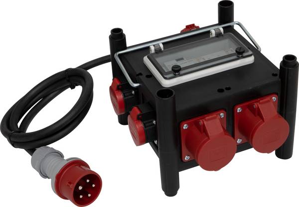 brennenstuhl Kompakter Stromverteiler BSV 3/32 SI, 1x CEE 400/32A, 2x CEE 400V/16A, 2x T23 (IP55) *CH*<br>
