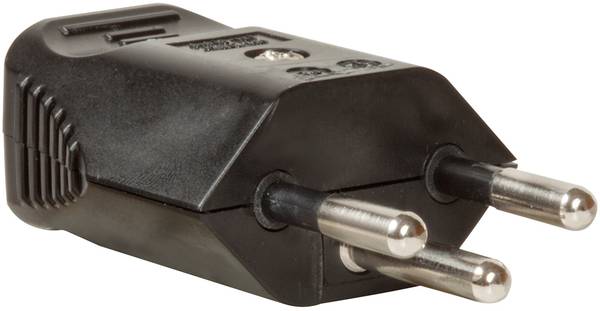 brennenstuhl Montagestecker T12 230V/10A, schwarz<br>