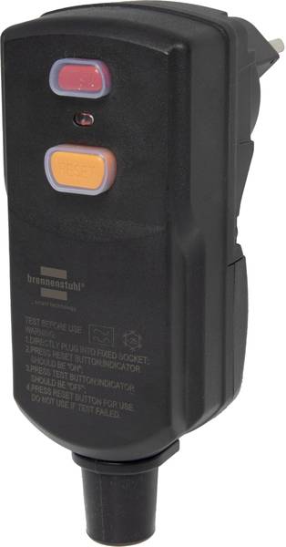 brennenstuhl Personenschutz-Stecker PD29A IP55 *CH*<br>