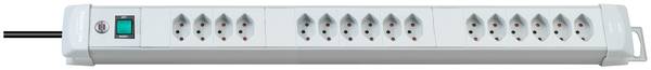 brennenstuhl Premium-Line Steckdosenleiste 16-fach lichtgrau 3m H05VV-F 3G1,5 *CH*<br>