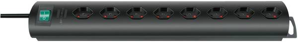 brennenstuhl Primera-Line Steckdosenleiste 8-fach schwarz 2m H05VV-F 3G1,0 *CH*<br>