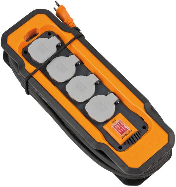 brennenstuhl professionalLINE Steckdosenblock BA 8102 4 fach, 8m H07RN-F 3G1,5<br>