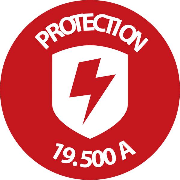 brennenstuhl Secure-Tec 19.500A Überspannungsschutz-Automatiksteckdosenleiste 10-fach anthrazit 3m H05VV-F 3G1,5 1xMain 7xFollow<br>