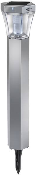 brennenstuhl Solar LED-Fußwegleuchte SOL FL 13007 IP44 mit Infrarot-Bewegungsmelder und Dämmerungssensor 13xLED 91lm Farbe Alu/S<br>