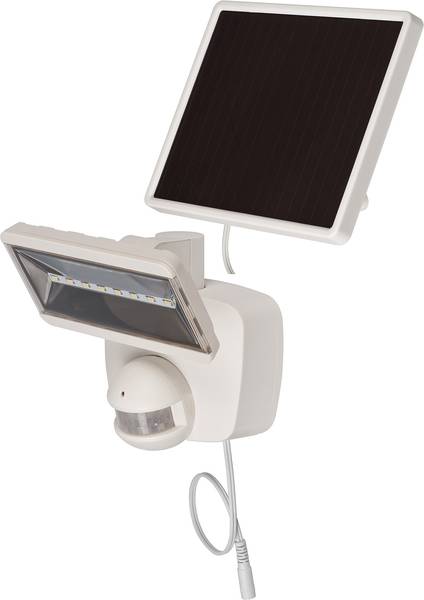 brennenstuhl Solar LED-Strahler SOL 800 IP44 mit Infrarot-Bewegungsmelder weiss<br>