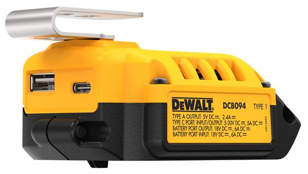 Dewalt DCB094K Kombi-Ladegerät mit Powerbank-Funktion<br>