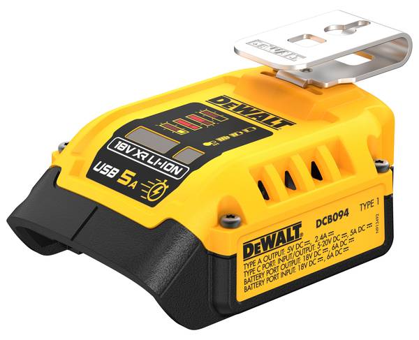 Dewalt DCB094K Kombi-Ladegerät mit Powerbank-Funktion<br>