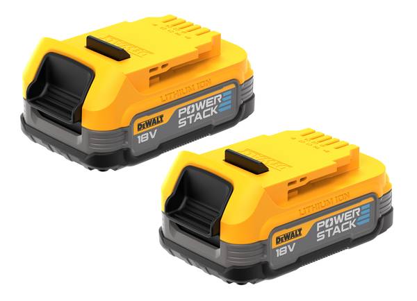 Dewalt DCBP034E2 Powerstack Akkuset, 2 x 18.0 V / 1.7 Ah<br>