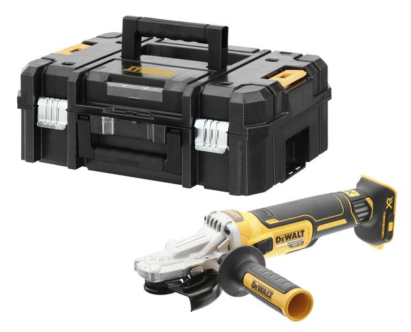Dewalt DCG405FNT Akku-Flachkopf-Winkelschleifer<br>