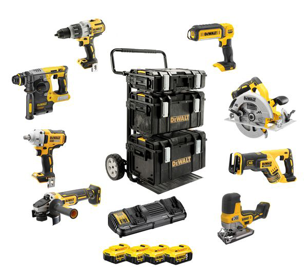 Dewalt DCK856P4 Akku-Kombopack, 8-teilig<br>