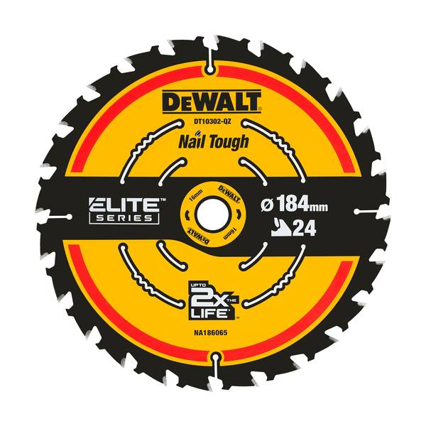 Dewalt DT10302 Kreissägeblätter ELITE 184/16 mm 24WZ<br>