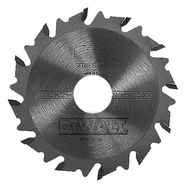 Dewalt DT1306 Nutfräser HM 102/22/4,0mm 12WZ<br>