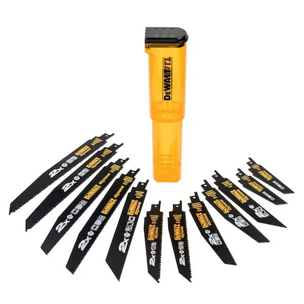 Dewalt DT2441L Säbelsägeblatt-Set 12-teilig<br>