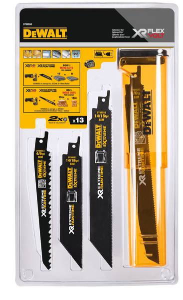 Dewalt DT99550 Säbelsägeblatt-Set 13-teilig<br>