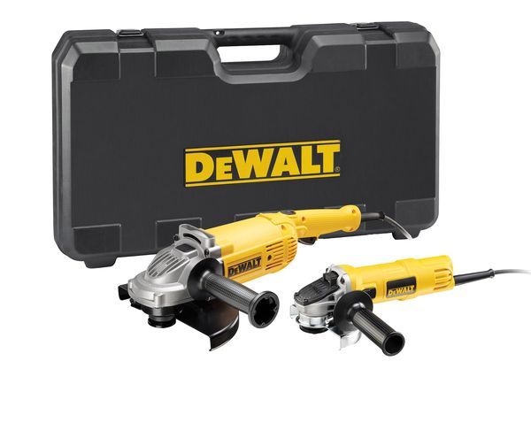 Dewalt DWE494TWIN Winkelschleifer Doppelset, 230/125mm<br>