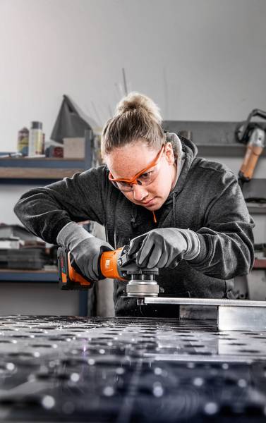 FEIN Akku-Kantenfräse bis 5 mm mit Anwenderset AKFH 18-5 AS Basis Set Fase mit 2x 8 Ah ProCore Akku<br>