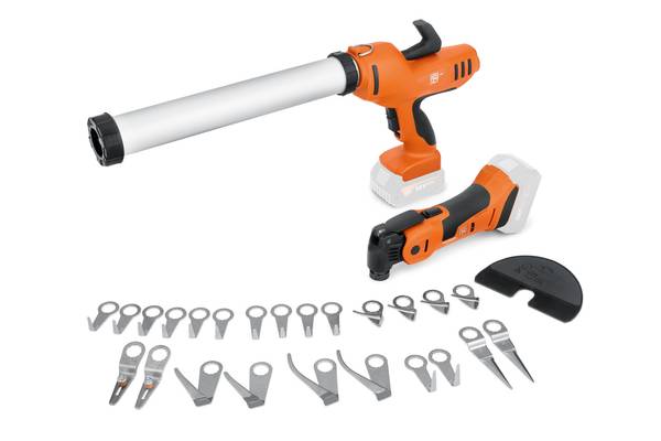 FEIN Akku-Kartuschenpresse und Akku-MultiMaster AKP 18-600 AS Autoglaser-Set<br>