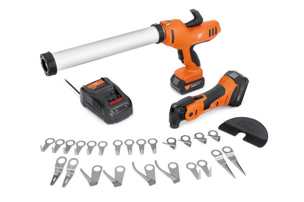 FEIN Akku-Kartuschenpresse und Akku-MultiMaster AKP 18-600 AS Autoglaser-Set TOP<br>