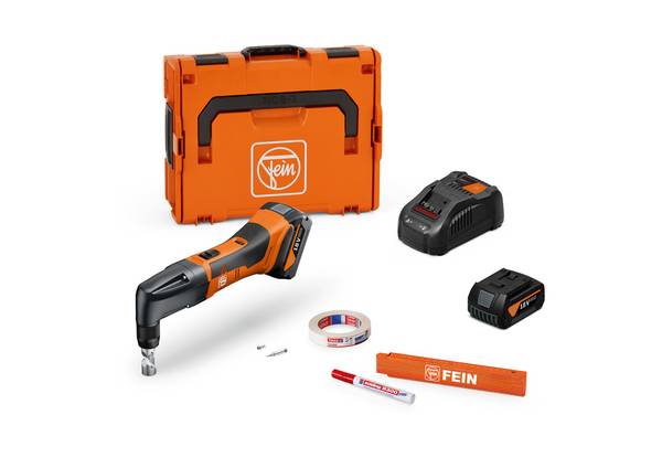 FEIN Akku-Knabber bis 1,6 mm ABLK 18 1.6 E AS Set 2x 5 Ah<br>