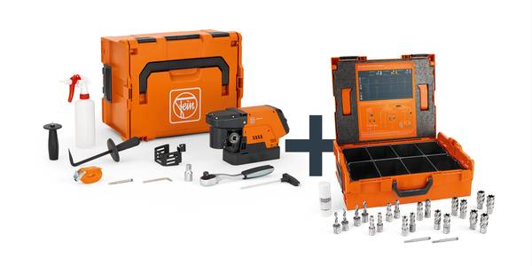 FEIN Compact-Magnet-Kernbohrmaschine bis 36 mm Truckframe-Set 3/4 in Weldon / HSS SPECIAL 25<br>