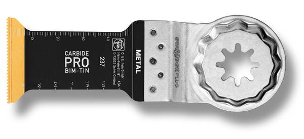 FEIN E-Cut Carbide Pro, Länge 60 mm, Breite 32 mm, VE 5 St, Aufnahme StarlockPlus<br>