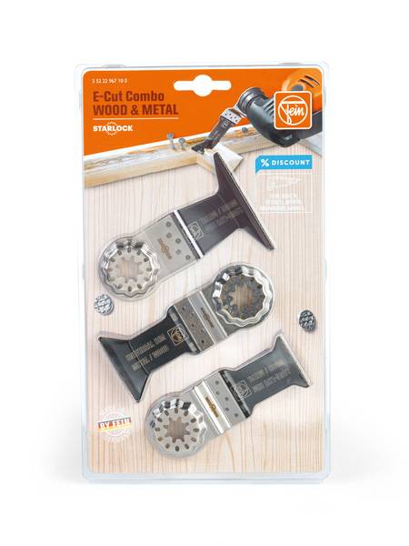 FEIN E-Cut Combo Starlock WOOD & METAL, Aufnahme Starlock<br>