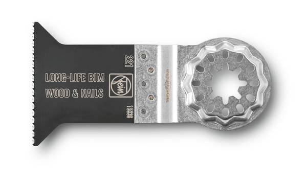 FEIN E-Cut Long-Life-Sägeblatt, Länge 50 mm, Breite 50 mm, VE 3 St, Aufnahme Starlock<br>